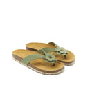 Lene Suede Clogs Rosemary Green - Women's