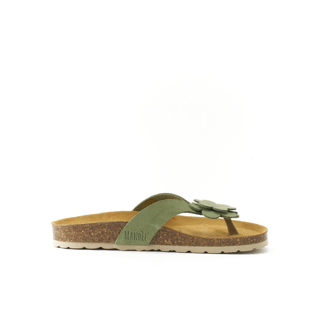 Lene Flip Flops - Green - Women's