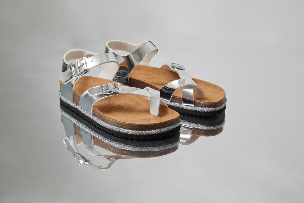 Sandalias Elisa - Silver - Mujer