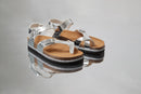 Tongs Elisa Mirror Silver - Femme