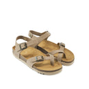 Tongs Elisa Suede Taupe - Femme