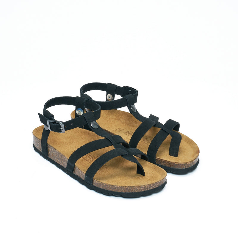 Sandales Nina Suede Black - Femme