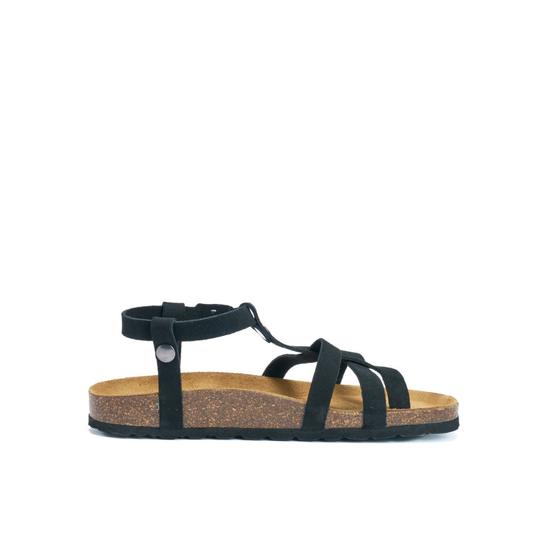 Sandales Nina Suede Black - Femme