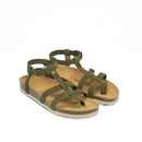 Sandales Nina Suede Moss Green - Femme