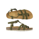 Sandales Nina Suede Moss Green - Femme