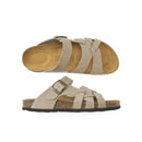 Sandales Alvaro Nubuck Taupe - Femme