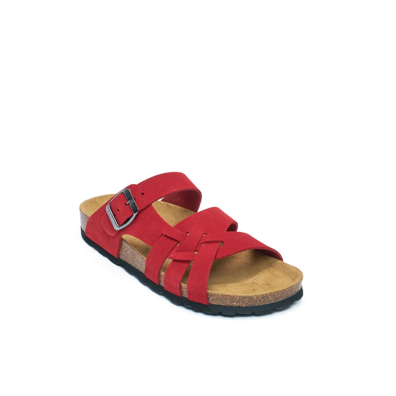 Sandales Alvaro Suede Red - Femme