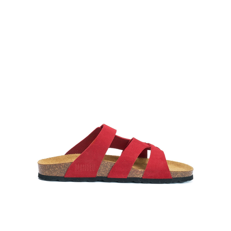 Sandales Alvaro Suede Red - Femme