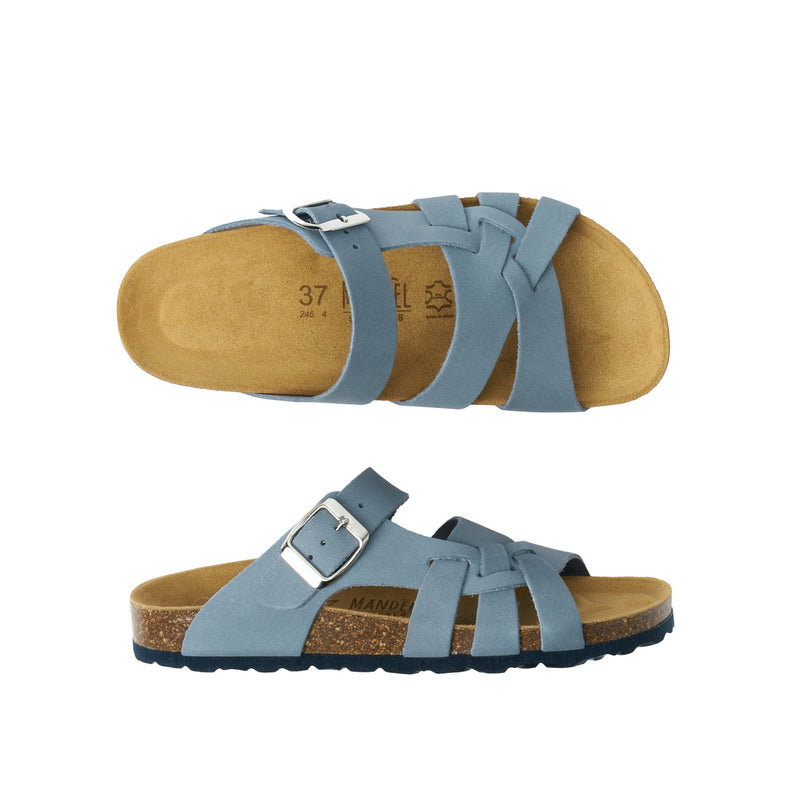 Alvaro Nubuck Ultramarine Clogs - Women's