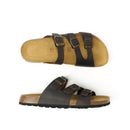 Paco Oiled Leather Dark Brown Clogs - Men's