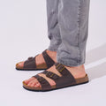 Sandalias Paco - Marrón oscuro - Hombre