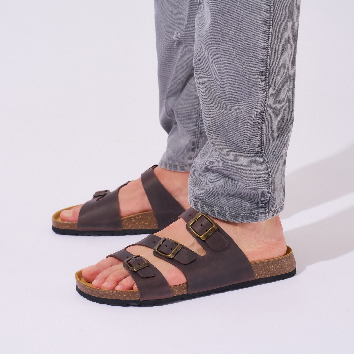 Sandalias Paco - Marrón oscuro - Hombre