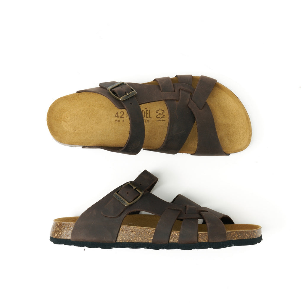 Sandalias Alvaro - Marrón oscuro - Hombre