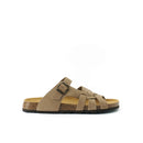 Alvaro Nubuck Taupe Clogs - Men