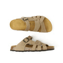 Alvaro Nubuck Taupe Clogs - Men