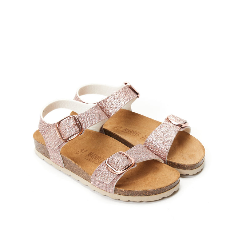 Ines Brilliant Pink Gold Sandals - Women's