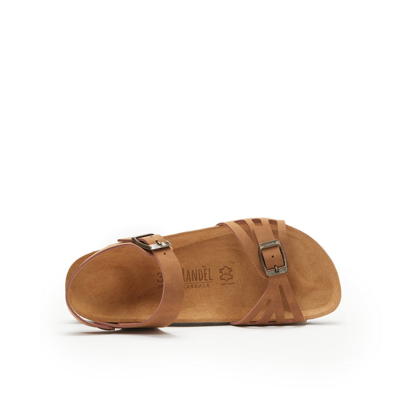 Sandales Neva Cognac Brown - Femme