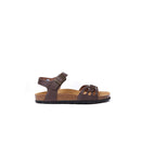 Sandales Neva Oiled Leather Dark Brown - Femme