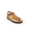 Tongs Leon Cognac Brown - Femme