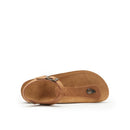 Tongs Leon Cognac Brown - Femme