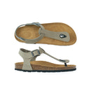 Tongs Leon Nubuck Grey - Femme