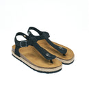 Tongs Leon Suede Black - Femme