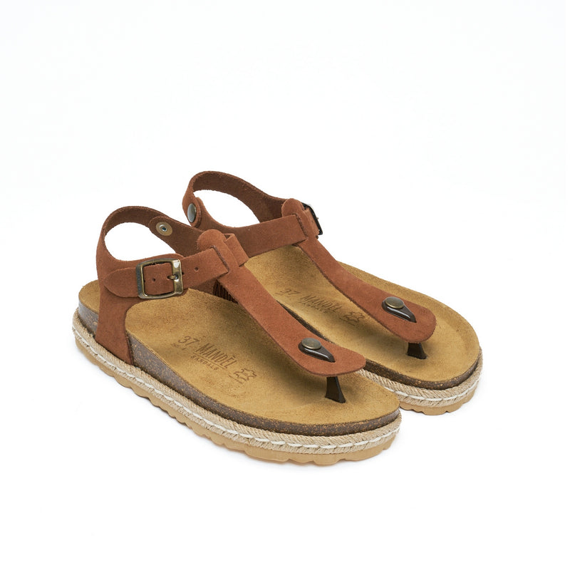 Tongs Leon Suede Chestnuts - Femme