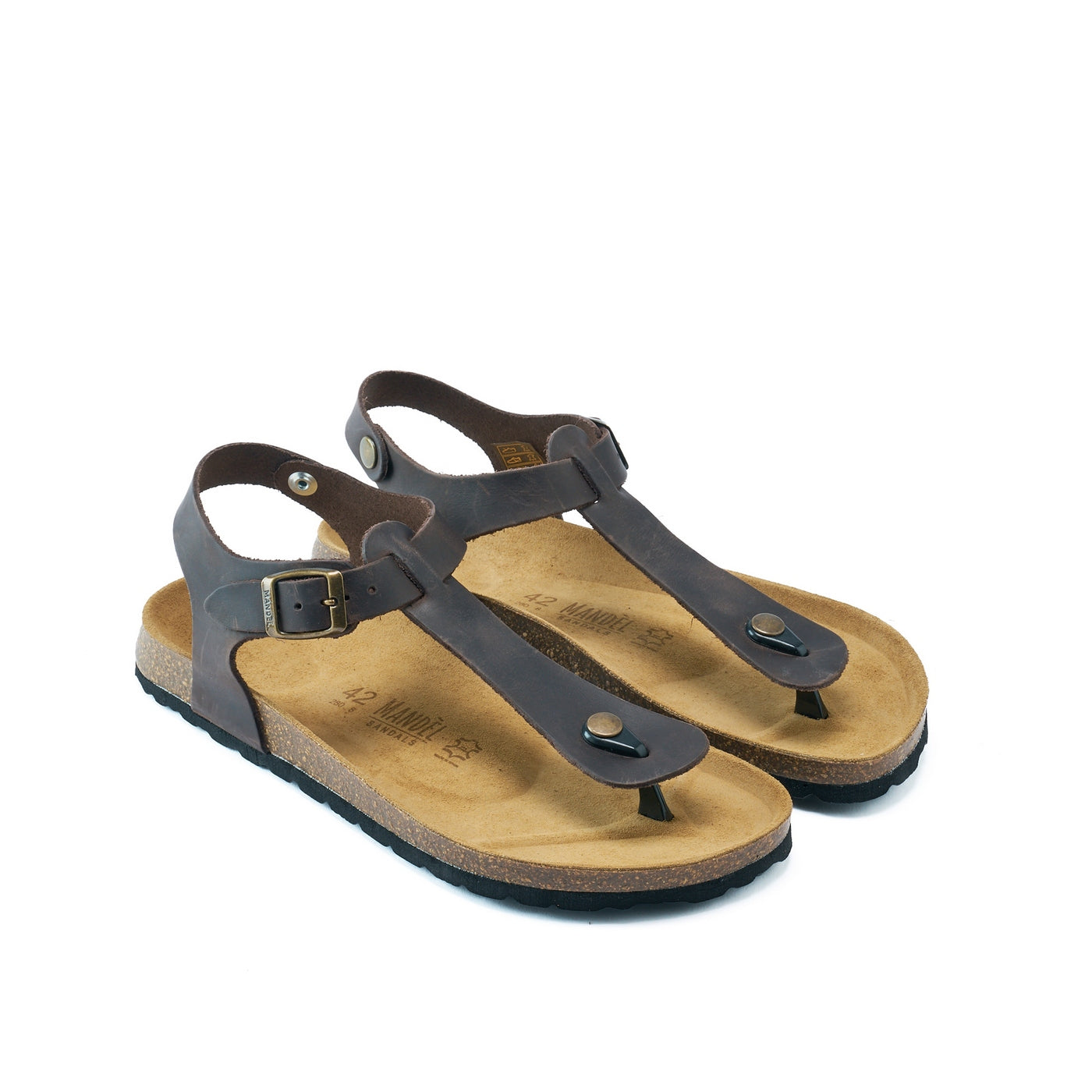 Leon Flip Flops - Dark Brown - Men