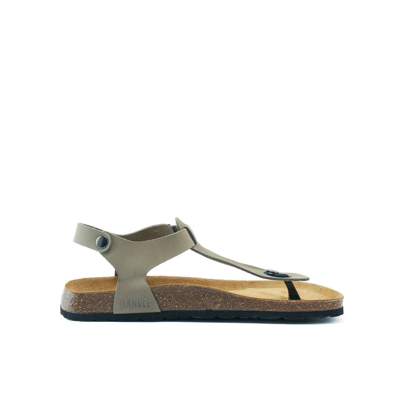 Tongs Leon Nubuck Grey - Homme
