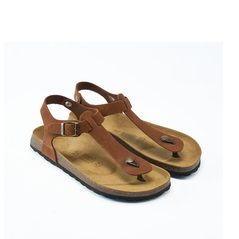 Tongs Leon Suede Chestnuts - Homme
