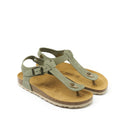Sabots Leon Nubuck Olive Green - Femme