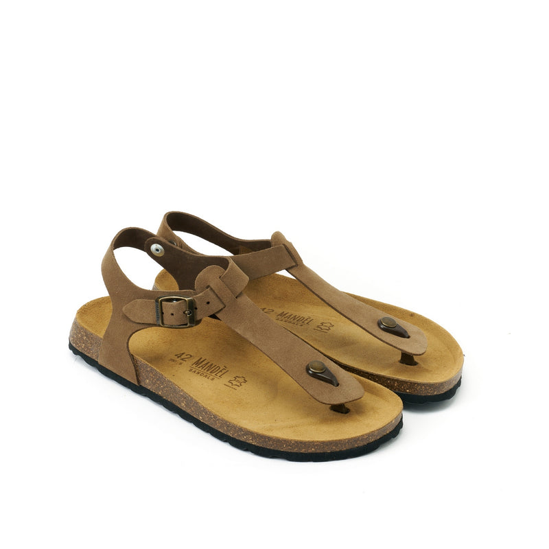 Sabots Leon Suede Brown - Homme
