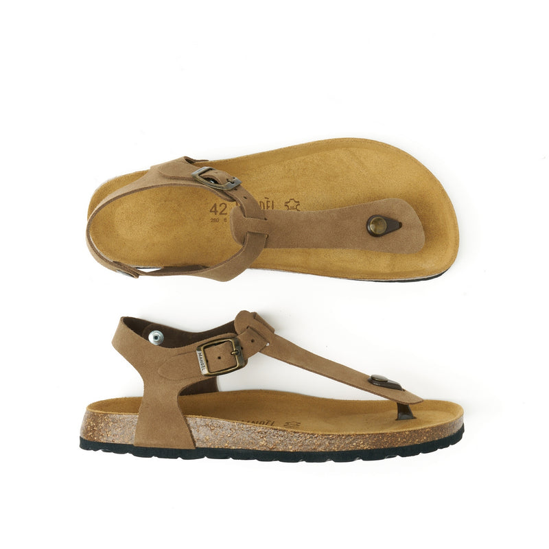 Sabots Leon Suede Brown - Homme