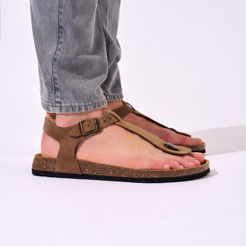 Sabots Leon Suede Brown - Homme