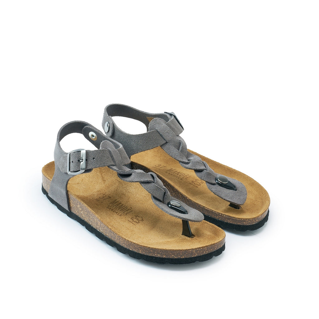 Aida Flip Flops - Gray - Women