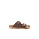 Mandel - Alberto Oiled Leather Dark Brown - Women's