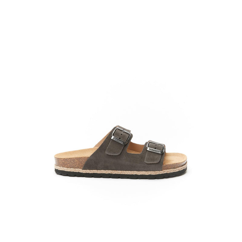 Alberto Suede Leather Gray Sandals - Women