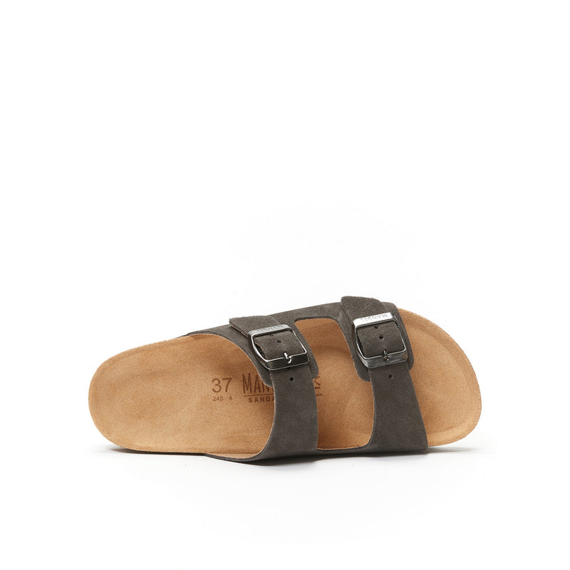 Alberto Suede Leather Gray Sandals - Women