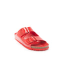 Sandales Alberto Big Buckle Patent Red - Femme
