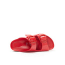 Sandales Alberto Big Buckle Patent Red - Femme