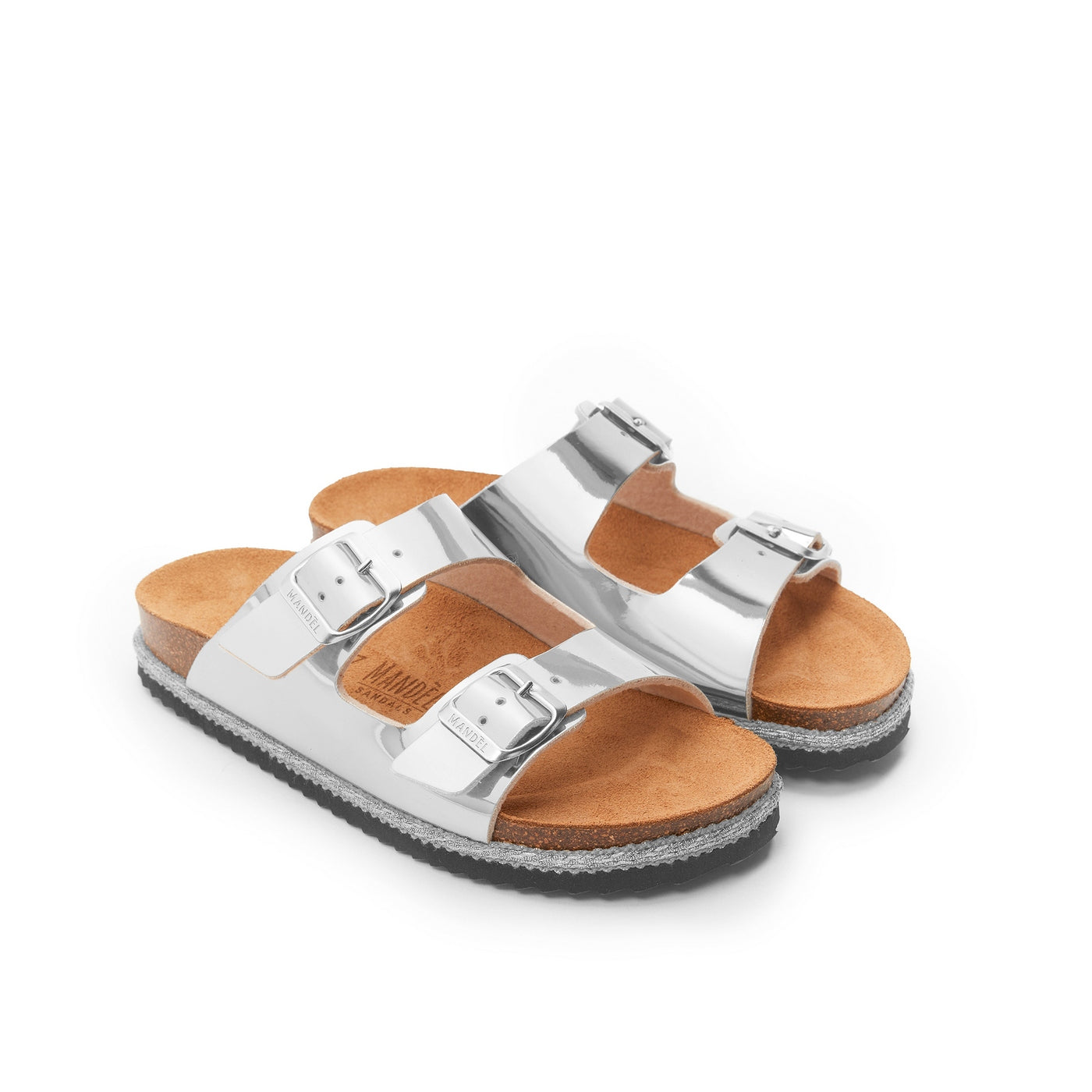 Sandalias Alberto - Plateadas - Mujer