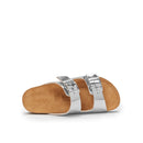 Alberto Mirror Silver Sandals - Women