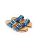 Lora Brilliant Glitter Blue Sea - Femme