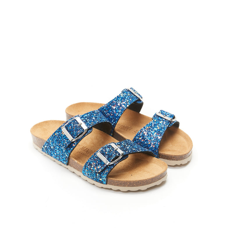 Lora Brilliant Glitter Blue Sea - Femme