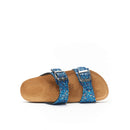 Lora Brilliant Glitter Blue Sea - Femme