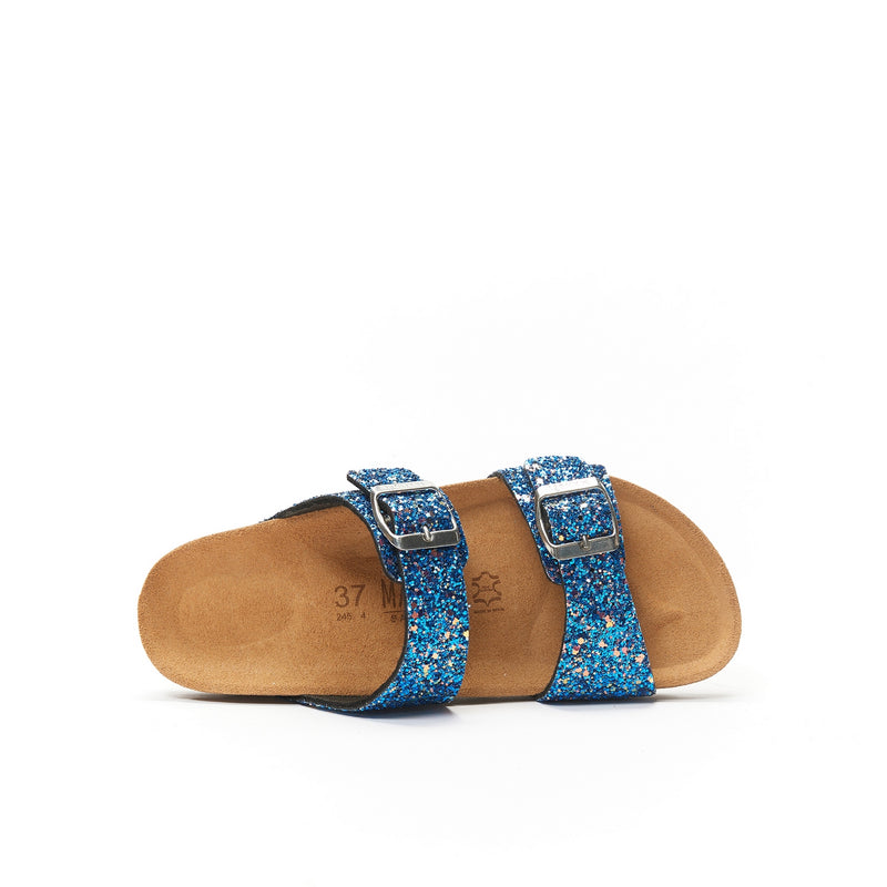 Lora Brilliant Glitter Blue Sea - Femme