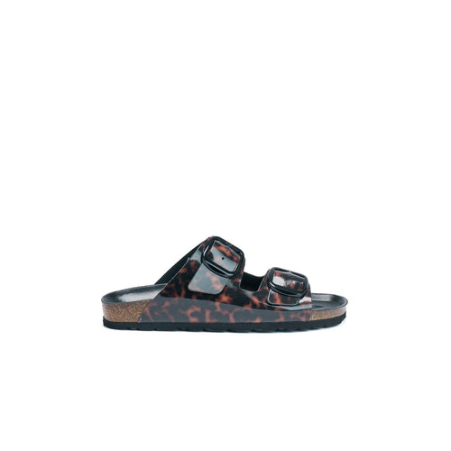 Alberto Big Buckle Tortoiseshell - Femme