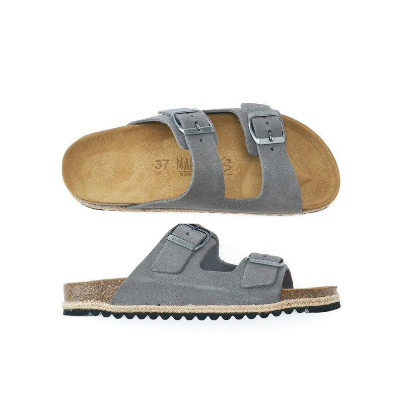Sandales Alberto Suede Grey - Femme