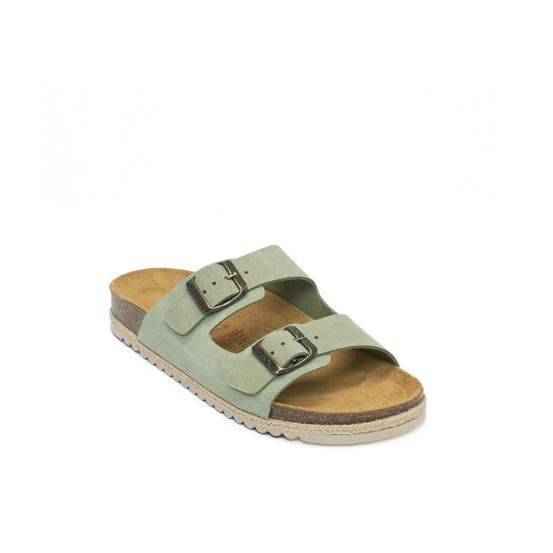 Alberto Suede Rosemary Green Sandals - Women's