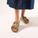 Alberto Suede Rosemary Green Sandals - Women's